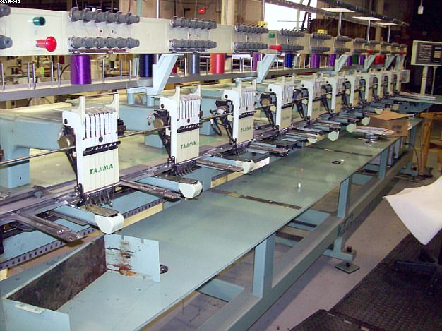 TAJIMA Model HC 612 Embroidery machine,